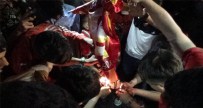 Diyarbakır'da Galatasaray Bayrağı Yakıldı