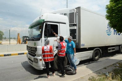 Edirne'de Gümrük Kapılarındaki Tır Kuyruğu