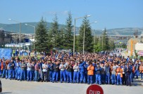 İŞ BIRAKMA EYLEMİ - Ford Otosan'da İşçiler Eyleme Devam Ediyor