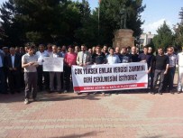 EMLAK VERGİSİ - Midyat'ta Emlak Vergisi Zammı Protesto Edildi