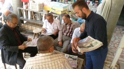 Turhal'da 'Eski Türkiye' Gazetesi Dağıtımı