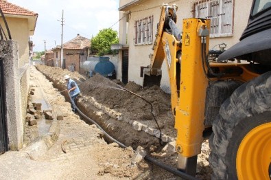 ASKİ Germencik'te Çalışmalarını Hızlandırdı