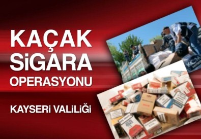 Kayseri'de Yılın İlk 5 Ayında 980 Bin Paket Kaçak Sigara Yakalandı