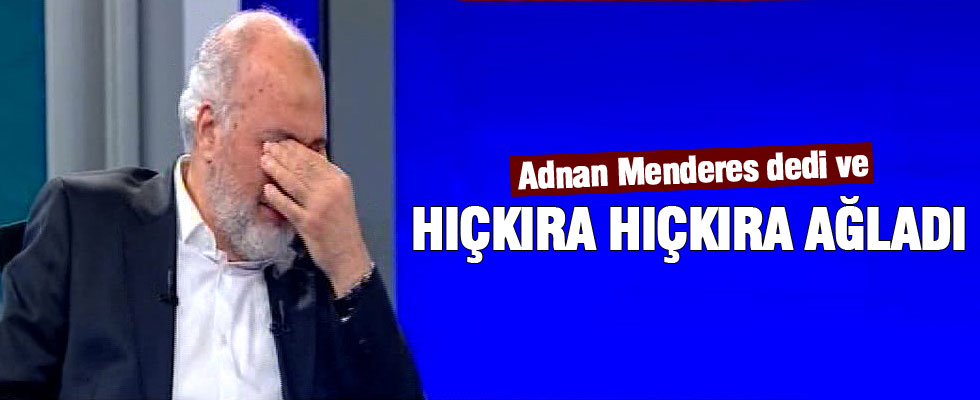 Latif Erdoğan gözyaşlarına hakim olamadı