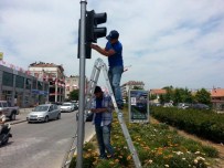 ELEKTRİK TASARRUFU - Ortaca'da Trafik Işıkları Yenilendi