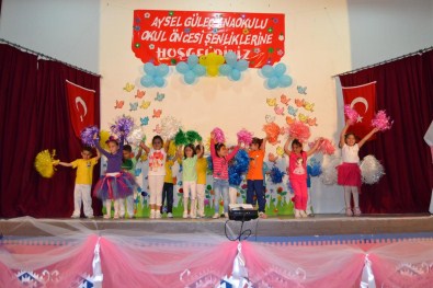 Akseki'de Anaokulu Öğrencilerinden Yıl Sonu Etkinliği
