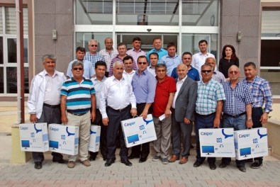 Başkan Türel, Demreli Muhtarlara Bilgisayar Hediye Etti