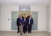 ULUDAĞ ÜNIVERSITESI TıP FAKÜLTESI HASTANESI - Sağlık Bakanı Müezzinoğlu, Rektör Ulcay'ı Ziyaret Etti