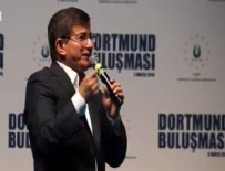 DÖVİZLİ ASKERLİK - Davutoğlu Dortmund mitinginde konuştu