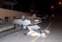 Otomobil Takla Attı Açıklaması 4 Yaralı