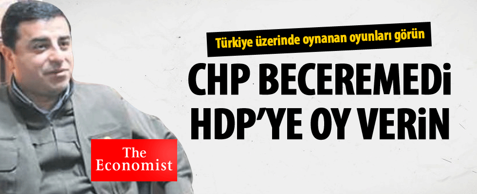 'CHP beceremedi HDP'ye oy verin'