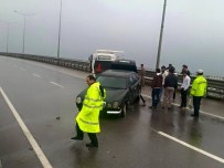 KARADENIZ SAHIL YOLU - Giresun'da Trafik Kazası Açıklaması 2 Yaralı