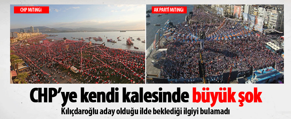 Kılıçdaroğlu'na İzmir'de miting şoku