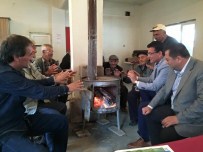 ATAY USLU - AK Parti'li Uslu'dan Soba Başında Seçim Çalışması