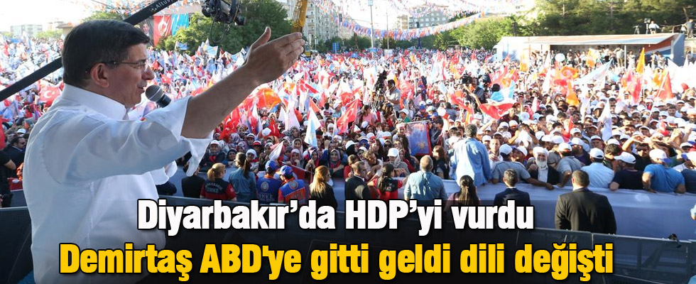Başbakan Davutoğlu'nun Diyarbakır konuşması