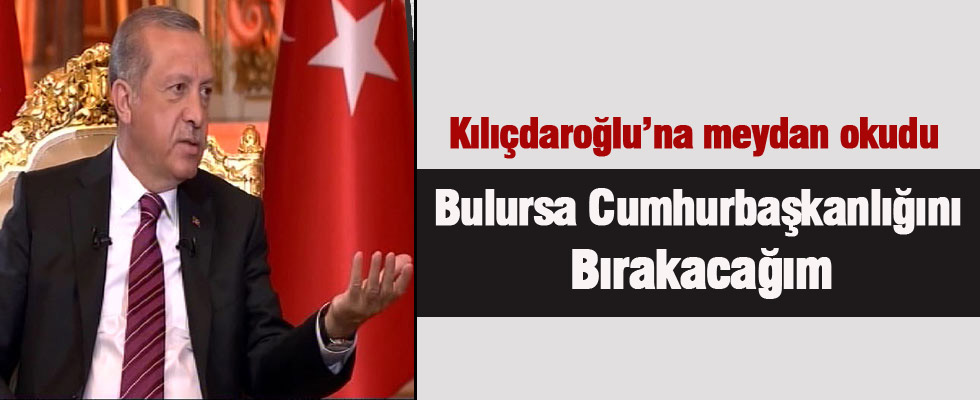 Cumhurbaşkanı: Eğer bulursa Cumhurbaşkanlığı görevimi bırakacağım