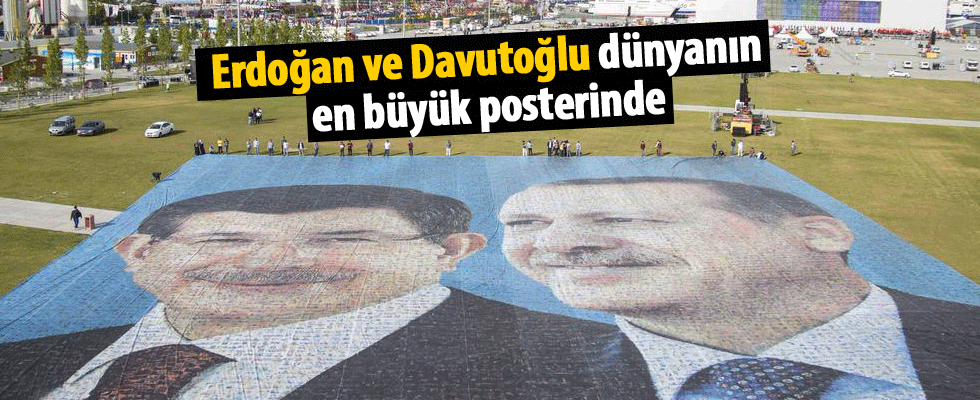 Dünyanın en büyük posteri Türkiye’de