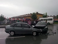 Rize'de Trafik Kazası Açıklaması 1 Yaralı