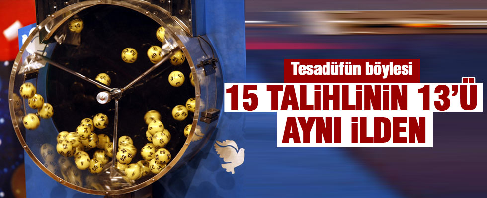 'On Numara' çekilişinde inanılmaz tesadüf