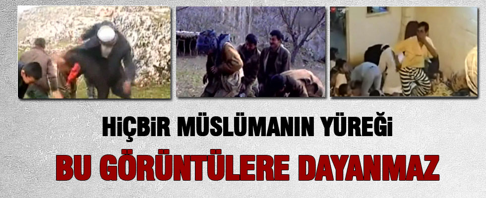 PKK terör örgütü namazla dalga geçti