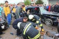 Samsun'da Trafik Kazası Açıklaması 4 Yaralı