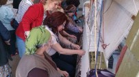 ÇALIŞAN KADIN - CHP'li Biçer, Tekstil Tezgahının Başına Geçti