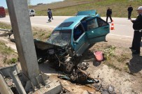 HASANOĞLAN - Elmadağ'da Trafik Kazası Açıklaması 1 Yaralı