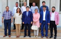 OSMAN AYDıN - Başkan Tütüncü, Milletvekili Enç'i Dokuma'da Ağırladı