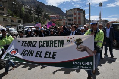 Gümüşhane'de, 'Temiz Çevrem'Yürüyüşü Düzenlendi