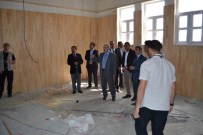 Vali Köşger, Okul İnşaatını İnceledi