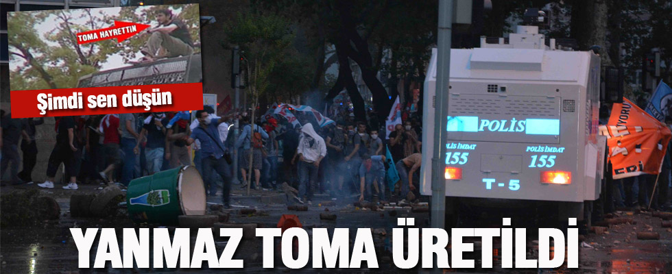 Yanmaz TOMA üretildi