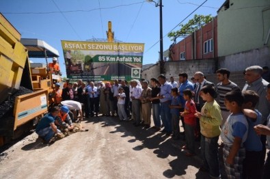 Asfalt Sezonu Kurban Kesilerek Başladı