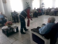 YANGIN TATBİKATI - Huzur Evi Sakinlerine Yangın Eğitimi