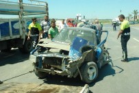 Kamyonun Altında 40 Metre Sürüklendi