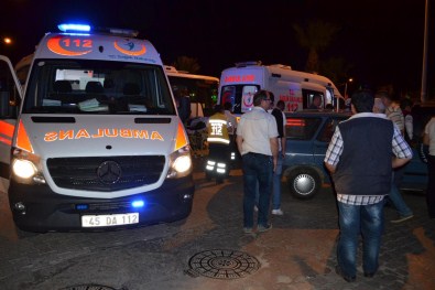 Manisa'da Trafik Kazası Açıklaması 5 Yaralı