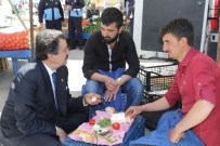 ABDULLAH AĞRALı - Ağralı Ve Kale'den Pazar Esnafı Ziyareti