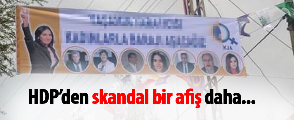 HDP'den bir skandal afiş daha