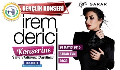 İrem Derici Bozüyük'te Sahne Alacak