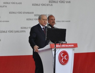 MHP Lideri Bahçeli Balıkesir'de