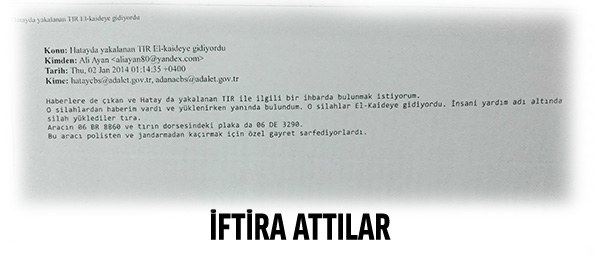 TIR’ları durduramayınca El Kaide’ye sarıldılar