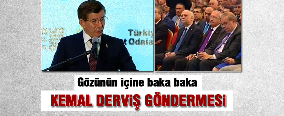 Başbakan Davutoğlu Ziraat Birliği Genel Kurulu'nda konuştu
