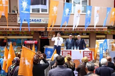 AK Parti Milletvekili Adayları Tunç Ve Yelkenci Arıt Mitinginde Halka Hitap Etti