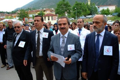 Amasya'da Sağlık Çalışanlarından Şiddet Eylemi