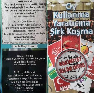Bu broşürler Diyarbakır'da dağıtıldı