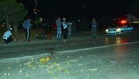 Manisa'da Otomobille Motosiklet Çarpıştı Açıklaması 1 Yaralı