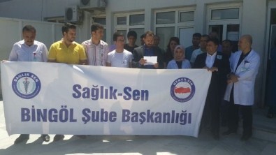 Samsun'daki Doktor Cinayeti Bingöl'de Protesto Edildi