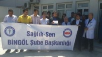 SAĞLıK SEN - Samsun'daki Doktor Cinayeti Bingöl'de Protesto Edildi