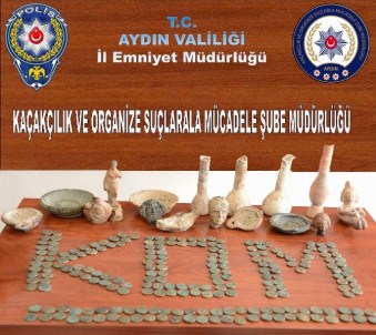 Aydın'da 382 Parça Tarihi Eser Ele Geçirildi