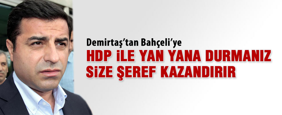 Demirtaş'tan MHP'ye çok ağır sözler