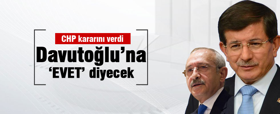 CHP, AK Parti için kararını verdi